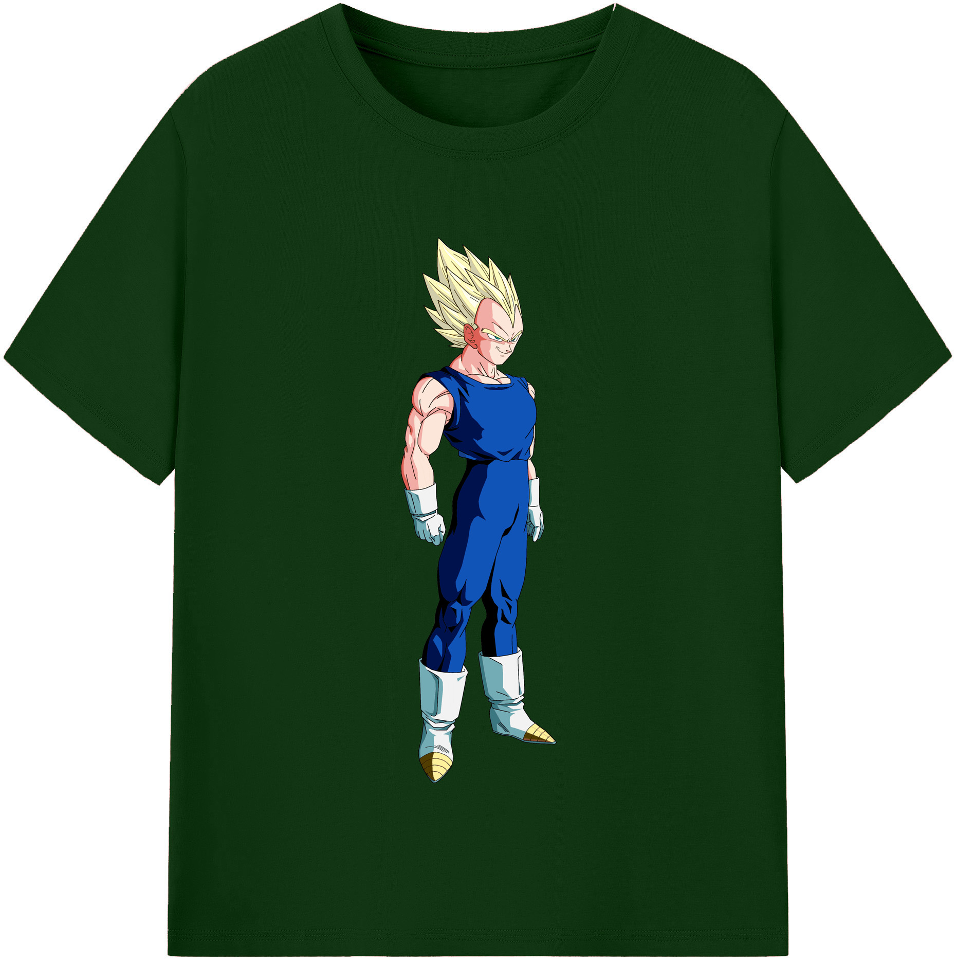（画像用） ドラゴンボール ベジータ四世（Bejīta Yonsei）DRAGON BALL Vegeta IV 綿100％半袖Tシャツ（フロントプリント）